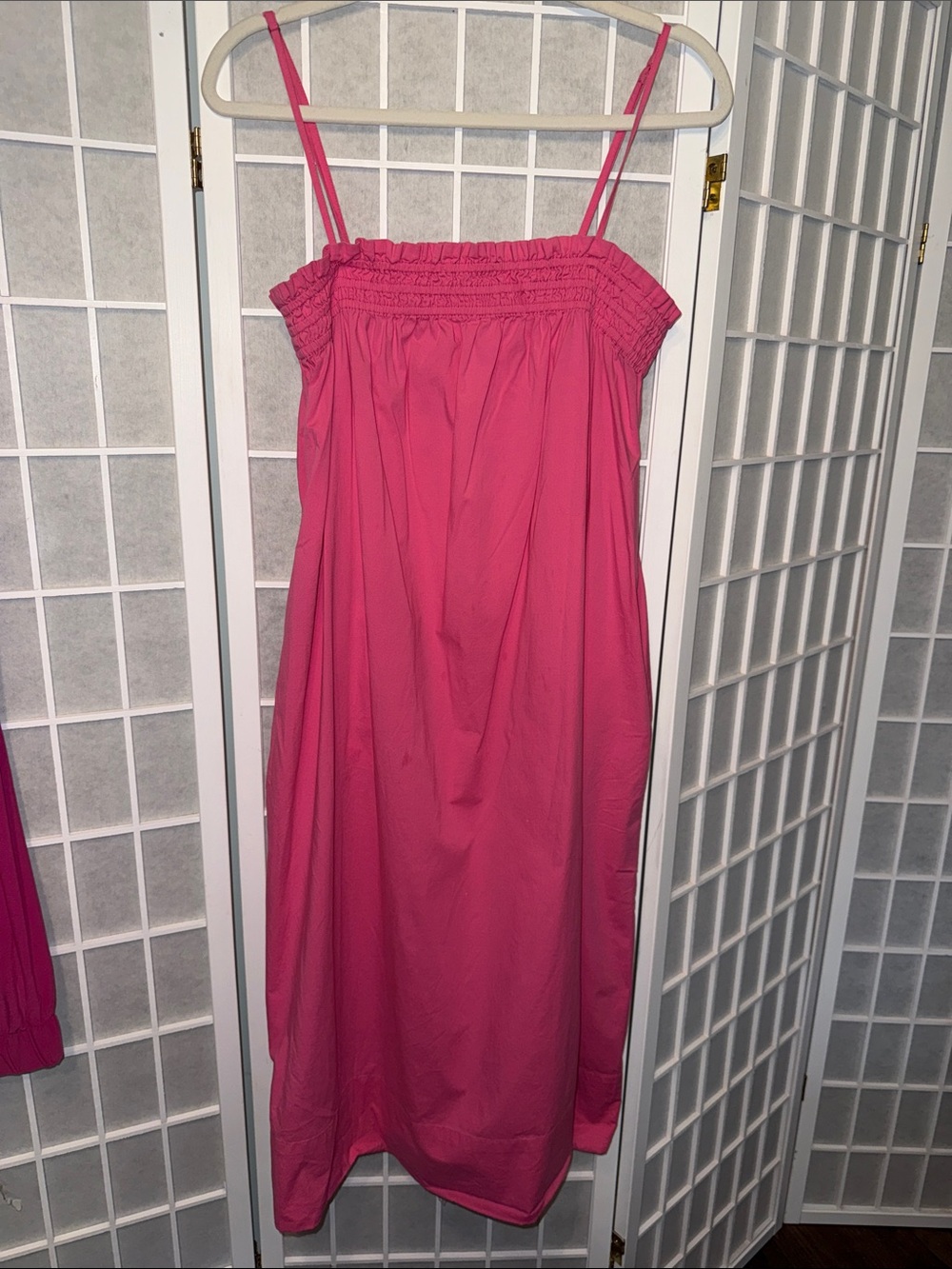 Pistola Pink Spaghetti-Strap Sundress Size M